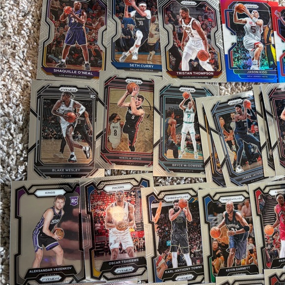 68 card lot of 2020-2025 Panini Prizm Monopoly & Prizm vet & Rookie basketball - Picture 5 of 7
